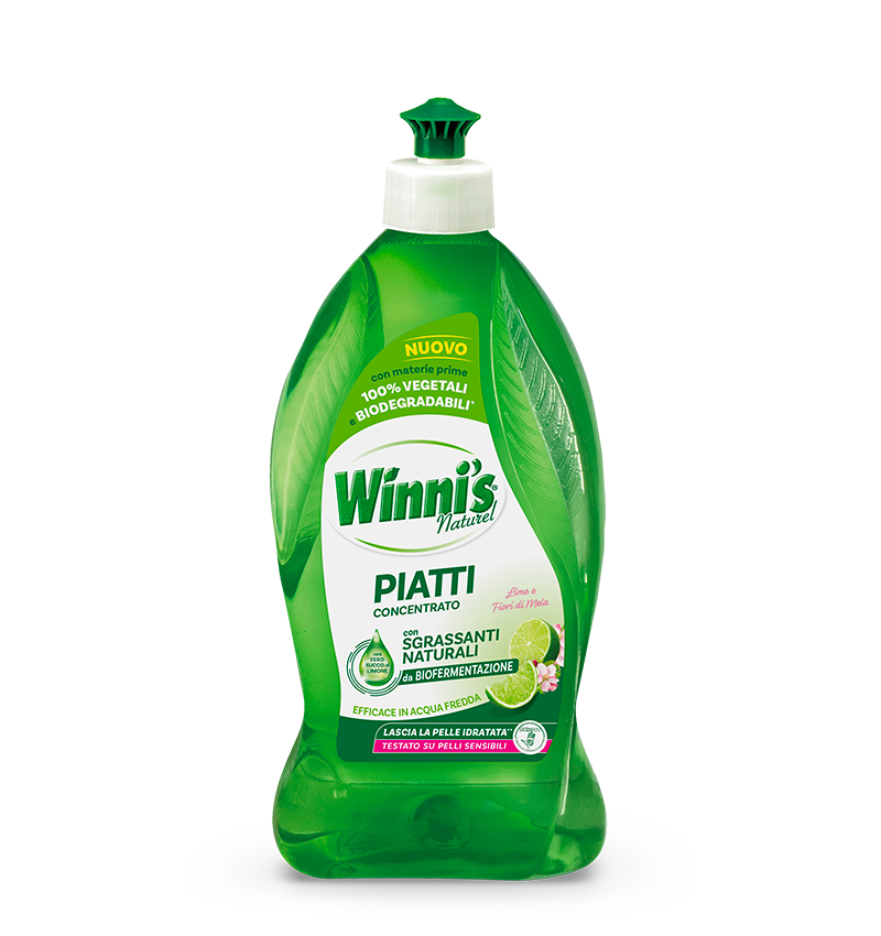 Detersivo Piatti Concentrato Lime e Fiori di mela – Winni's