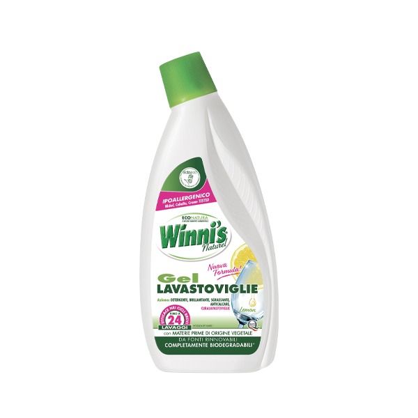 Detersivo Piatti Concentrato Ecoformato Lime e Fiori di mela – Winni's