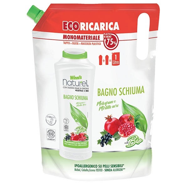 Immagine del prodotto Ecoricarica Bagno Schiuma Melograno e Mirtillo Nero